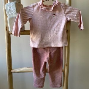 Two piece boutique quality set for baby girls